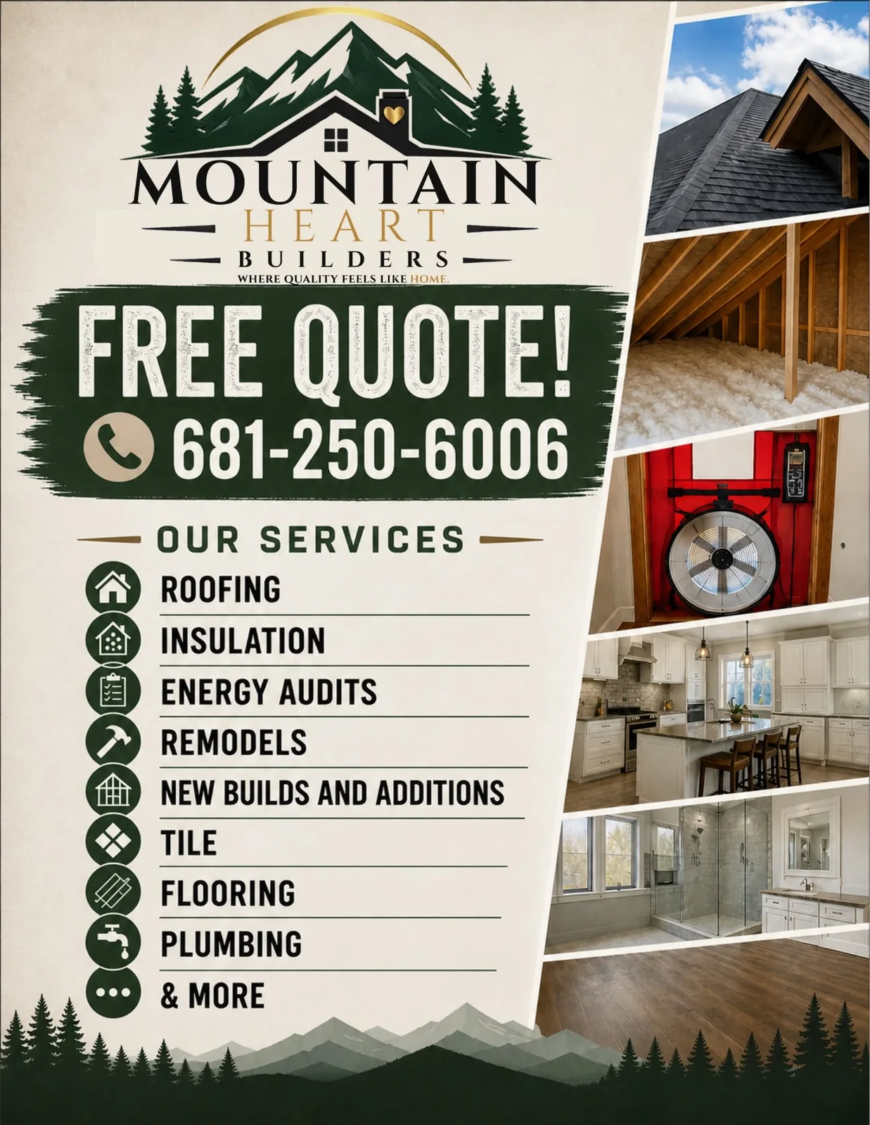 Mountain Heart Builders service overview